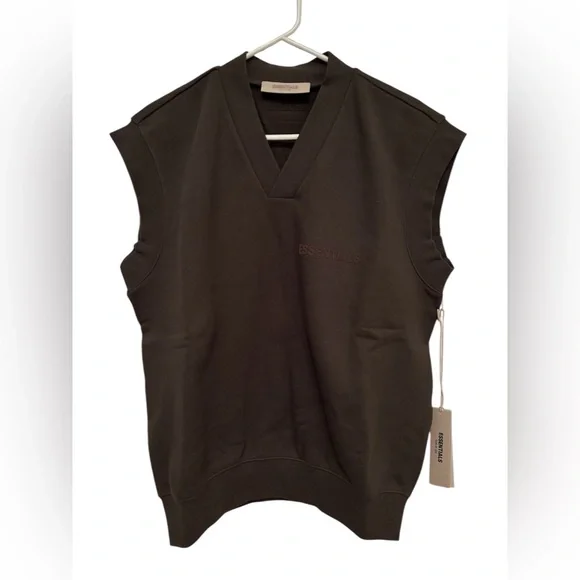 FEAR OF GOD ESSENTIALS PULLOVER V-NECK VEST